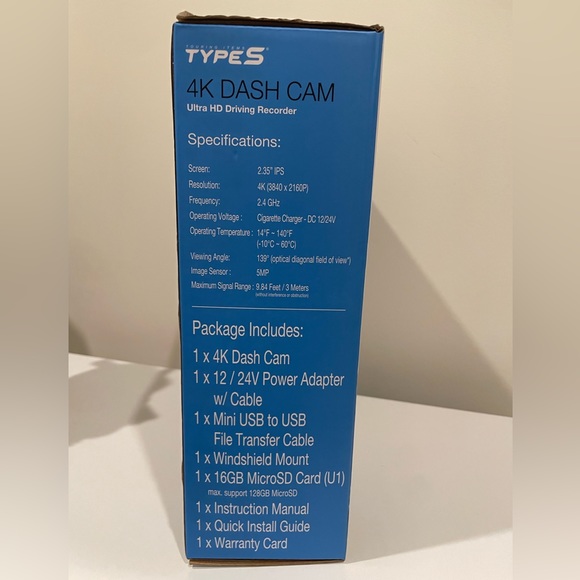 Type S 4k Dash Cam - Picture 6 of 6